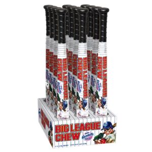 Big League Chew Baseball Bat w/Gum 2.9oz 12ct